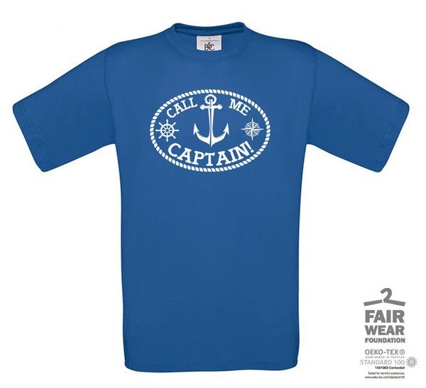 T-shirt "Call me Captain" Nautical Design
