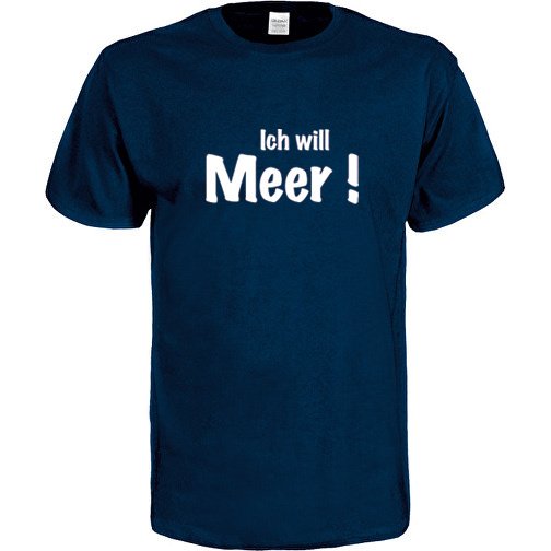 T Shirt "Ich will Meer" for men